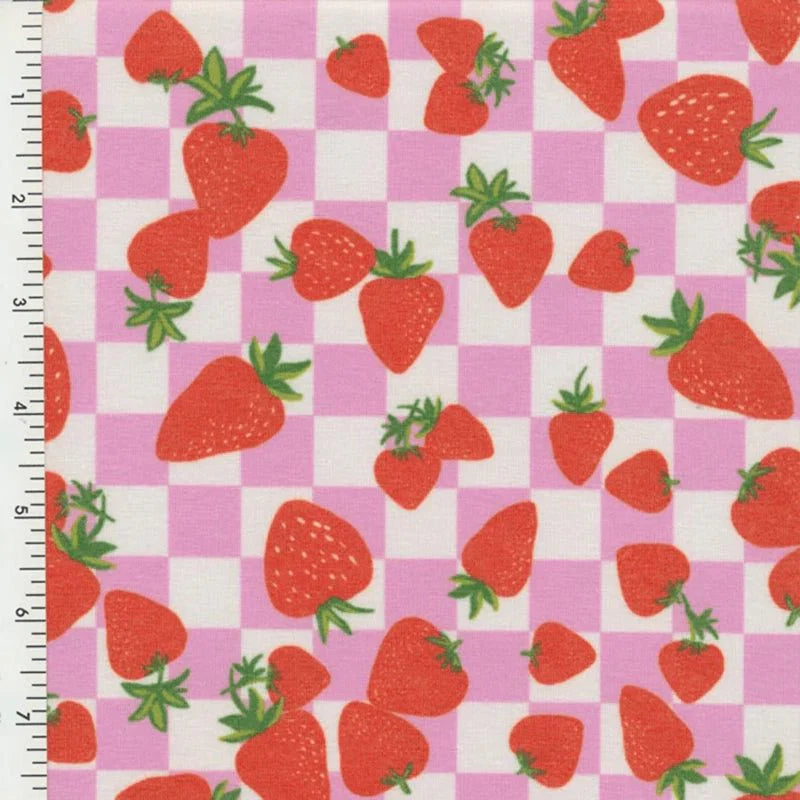 Cotton Poly Spandex Jersey Print Activewear Fabric