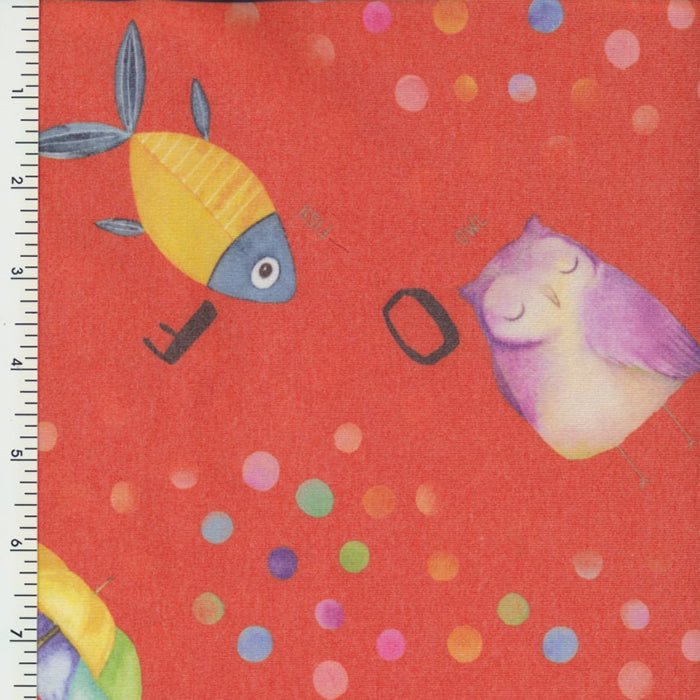 Cotton Poly Spandex Jersey Print Fabric