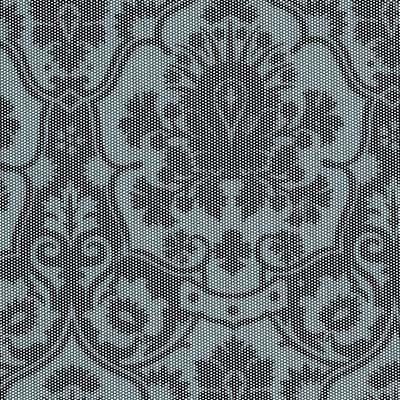 Printed Spandex Geometry Manila Gray Scale