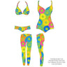 Printed Spandex Fruit Loops Swimwear Fabric