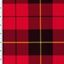 Printed Spandex Poly-Spandex Tricot Plaid 4-Way Stretch