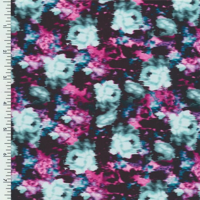 Printed Spandex Blur Matte Fabric Color 1068