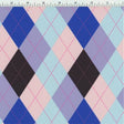Argyle Stitching Spandex Fabric Color 1001