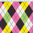 Spandex Tricot Argyle Stitching Fabric 1022