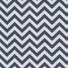 Printed Spandex Chevron Antrazit/White