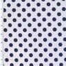 Printed Spandex Navy Polka Dot 4-Way Stretch