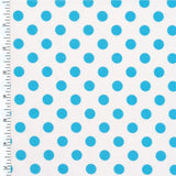 Printed Spandex Navy Polka Dot 4-Way Stretch