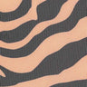Printed Spandex Neon Orange Zebra