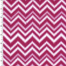 Printed Spandex Magenta White Chevron