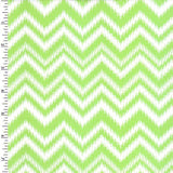 Printed Spandex Chevron Wave Plum/White