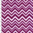Printed Spandex Chevron Wave Plum/White