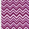 Printed Spandex Chevron Wave Plum/White