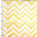 Printed Spandex Neon Yellow White Chevron