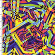 Printed Spandex Geometric Abstract