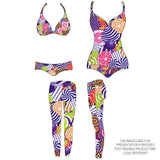 Printed Spandex Candy Geometric Abstract