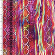 Printed Spandex Rainbow Abstract Multi-Color
