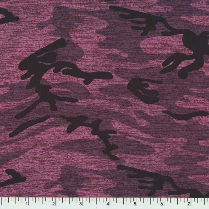 Printed Spandex Dusty Rose Max-Dri Microblok