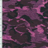 Double Brushed Performance Fabric Purple Sunset