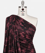 Printed Spandex Pepper Pink 4-Way Stretch
