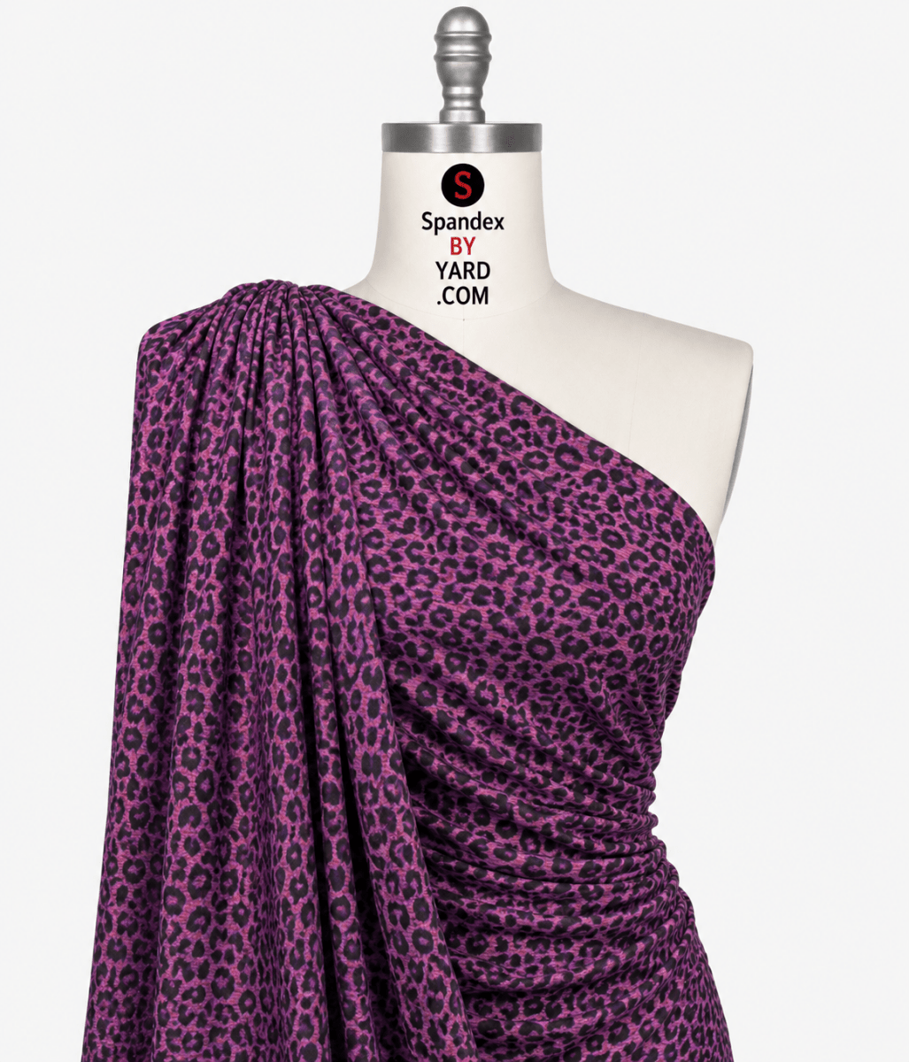 Double Brushed Spandex Purple Sunset
