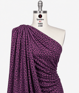 Double Brushed Spandex Purple Sunset