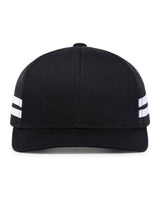 Low-Profile Stripe Trucker Cap