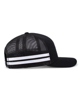 Low-Profile Stripe Trucker Cap