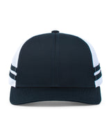 Low-Profile Stripe Trucker Cap