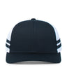 Low-Profile Stripe Trucker Cap