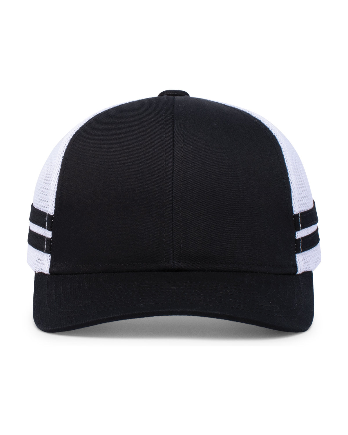 Low-Profile Stripe Trucker Cap