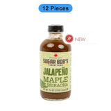 SUGAR BOB'S JALAPENO MAPLE SRIRACHA HOT SAUCE 9.6 OZ BOTTLE