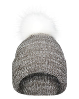 Faux Fur Pom Beanie