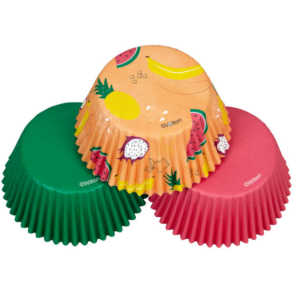 Wilton Tropical Party Standard Baking Cups, 75-Count
