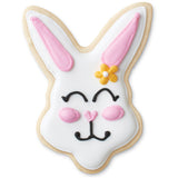 Wilton Purple Grippy Bunny Face Cookie Cutter
