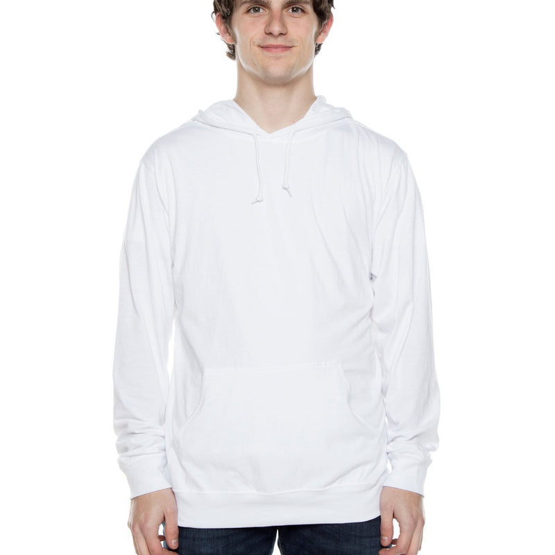 Unisex Long-Sleeve Jersey Hooded T-Shirt
