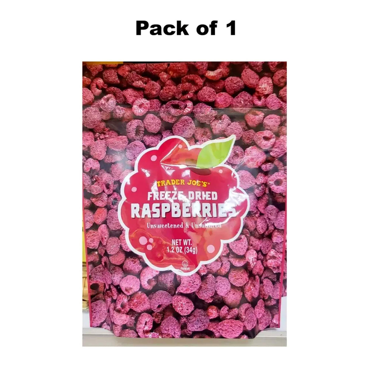 Freeze-Dried Raspberries – Unsweetened & Unsulfured Natural Fruit Snack