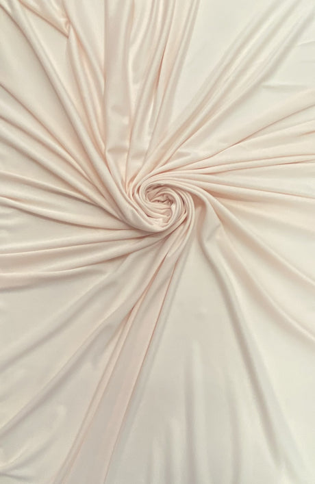 Stretch Lining Polyester Fabric - Pale Pink, Matte Soft, 60" Width (1 Yard)
