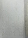 Palm Beaded Damask Design Beaded Lace Fabric - Damask Pattern With Palm Motifs, Beaded Embellishment, Sold By The Yard (1 Yard)