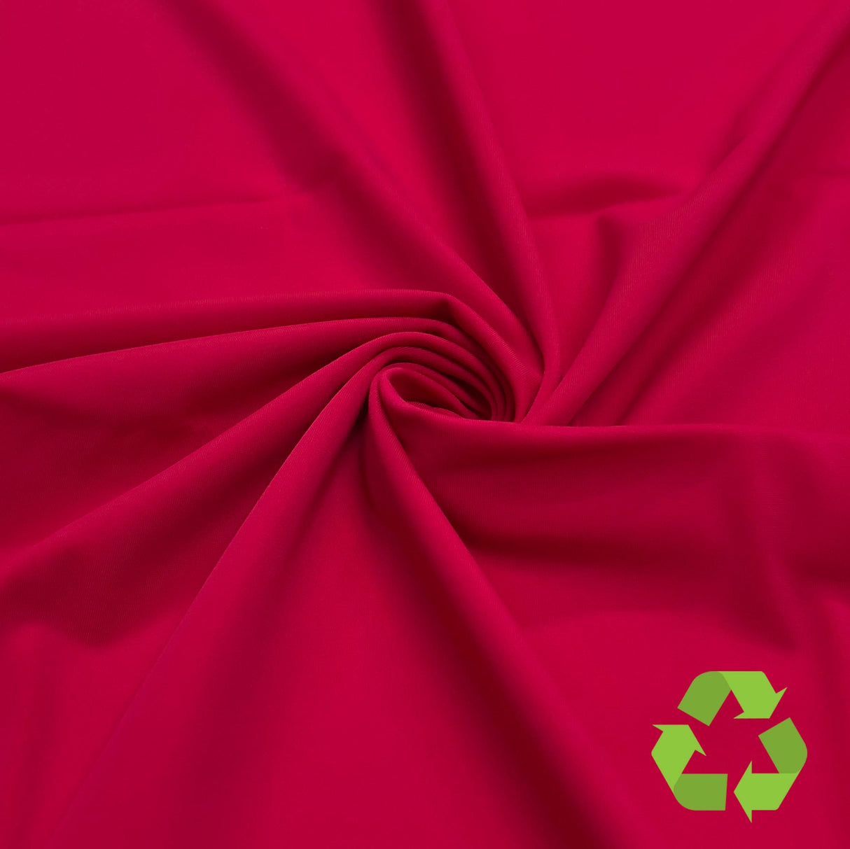 Swim Knit Recycled Nylon Spandex Cherry Pink Palm