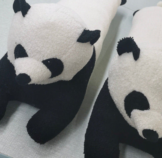 Panda Pillow Polyester Fabric - Panda, 20CM X 105CM (1 Unit)
