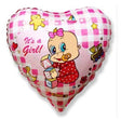 Baby Girl Play Foil Balloon
