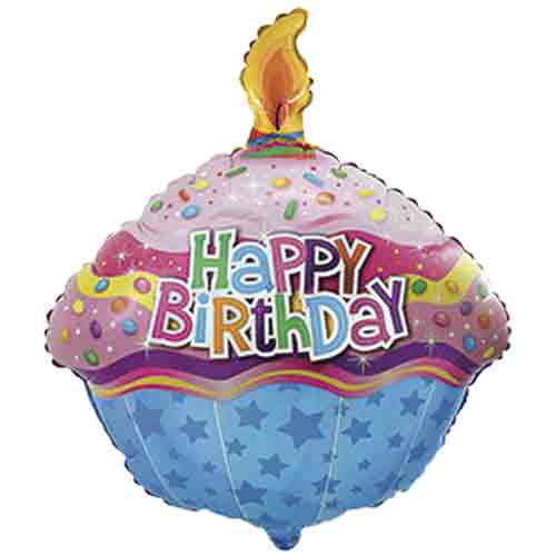 Birthday Cake Foil Balloon