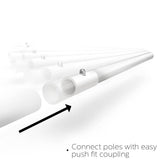 Balloon Arch Poles 21.5 Foot Frame