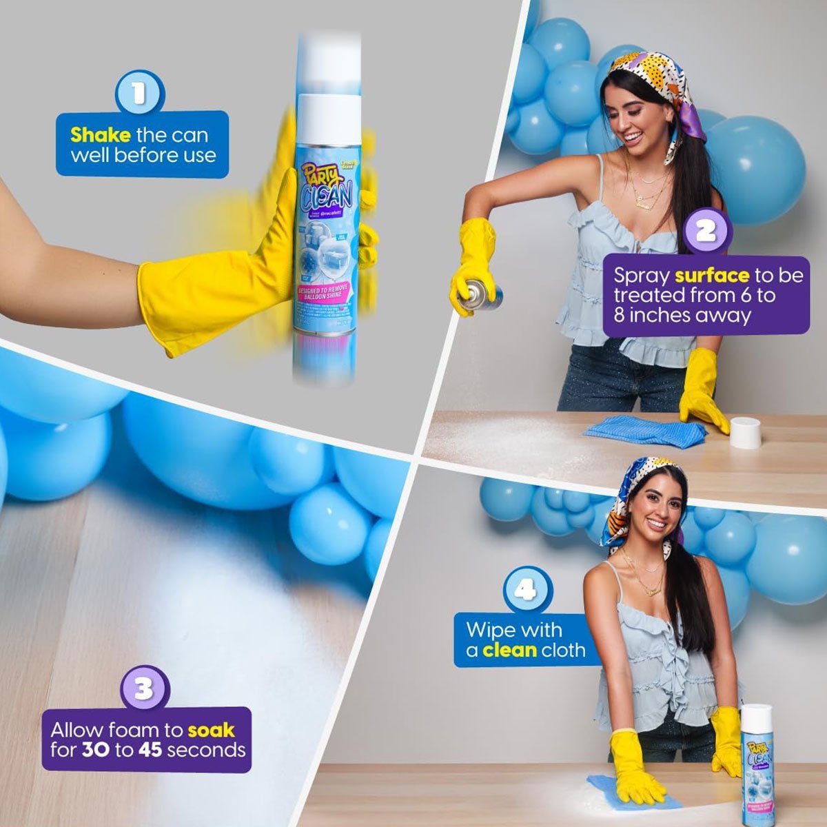 Balloon Shine Remover Lemon Scent