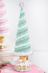 15" Resin Holiday Candy Tree
