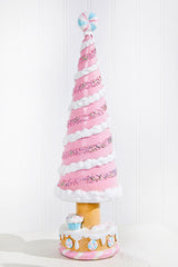 15" Resin Holiday Candy Tree