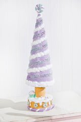 15" Resin Holiday Candy Tree