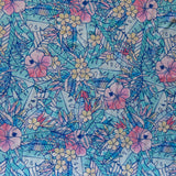 Nylon Spandex Swimsuit Fabric Pastel Paradise Floral 4-Way Stretch