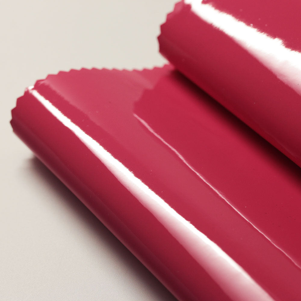 Patent Polyurethane Fabric - Black, White, Light Pink, Light Blue, Royal, Yellow, Red, Neon Pink, 58" Width (1 Yard)