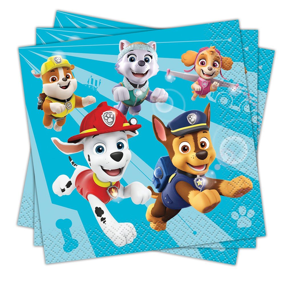 Paw Patrol Beverage Napkins 16 Pack